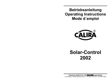 Solar-Control 2002 - Calira