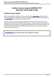 Cardiac venous system,CARDIAC PHY SIOLOGY OF BLOOD FLOW