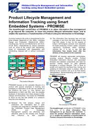 PROMISE - Intelligent Manufacturing Systems