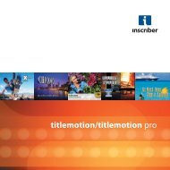 Inscriber Titlemotion Pro