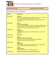 Programm 10. Dreiländerkongress 2013 - Stand 13.08.2013 1 - EvKB