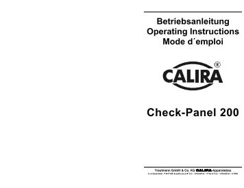 Check-Panel 200 - Calira