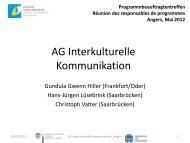 AG Interkulturelle Kommunikation - DFH