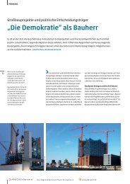 „Die Demokratie“ als Bauherr - HafenCity Universität Hamburg