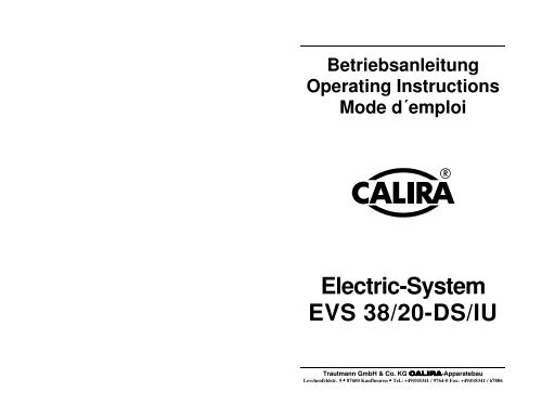 Electric-System EVS 38/20-DS/IU - Calira