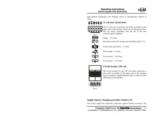 Electric-System EVS 38/20-DS/IU - Calira