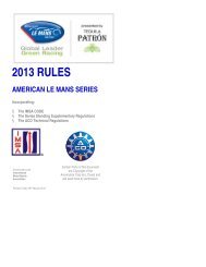 2013 alms rules final - the International Motor Sports Association