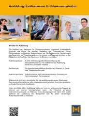 Ausbildung: Kauffrau/-mann für Bürokommunikation