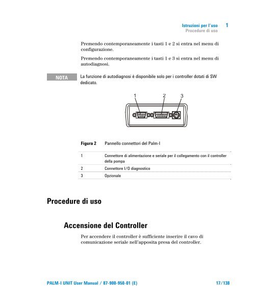 Palm-I Unit Model 969-9892 - Agilent Technologies