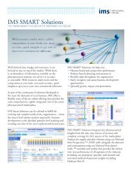 IMS SMART Solutions - IMS Health