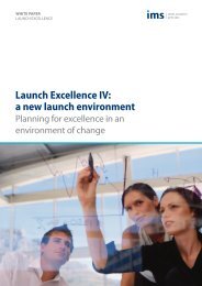 Launch Excellence IV - IMS Consulting Group