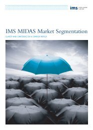 IMS MIDAS Market Segmentation - IMS Health