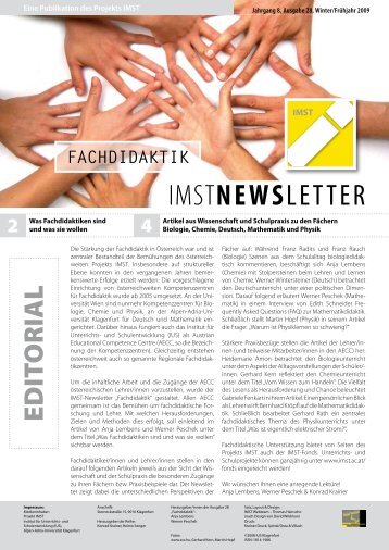 Newsletter - IMST