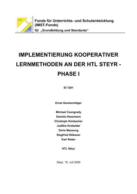 Langfassung - IMST