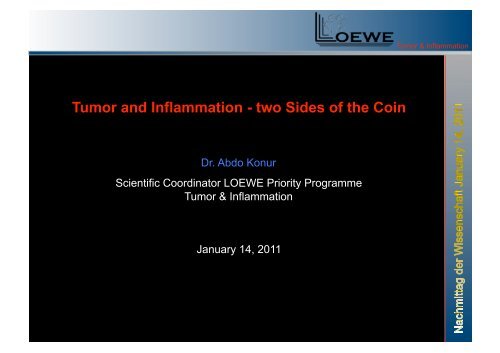 Tumor and Inflammation - two Sides of the Coin - IMT