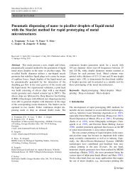 Pneumatic dispensing of nano- to picoliter droplets of liquid ... - IMTEK