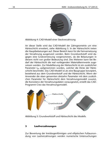 OptimierungsmÃ¶glichkeiten von Lauf- und Steckverzahnungen