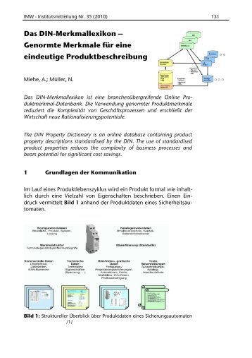 Das DIN-Merkmallexikon â Genormte Merkmale fÃ¼r ... - TU Clausthal