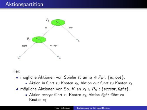 Vorlesung EinfÃ¼hrung in die Spieltheorie