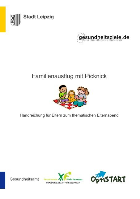 Familienausflug mit Picknick - Stadt Leipzig