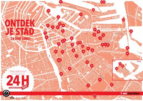 24H Oost plattegrond - I amsterdam