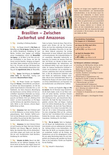 Brasilien 2014 - Biblische Reisen