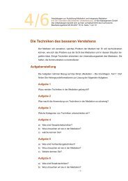 4-6 Die Techniken des besseren Verstehens - Integrierte Mediation