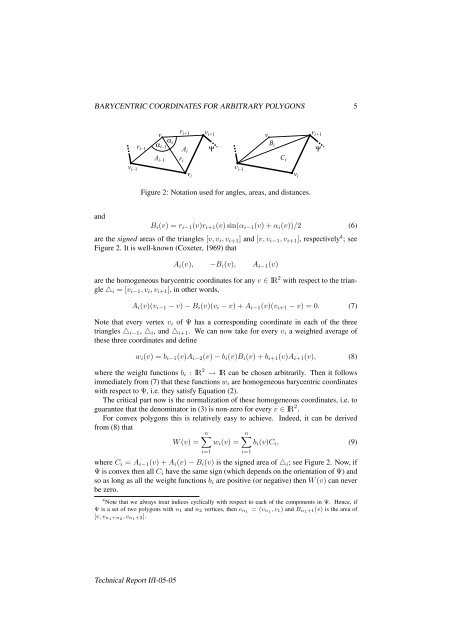 Barycentric Coordinates for Arbitrary Polygons in the Plane