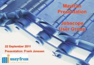 mayfran case study - frank janssen - In2grate Business Solutions