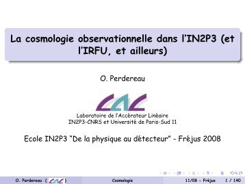 Astrophysique et cosmologie - IN2P3