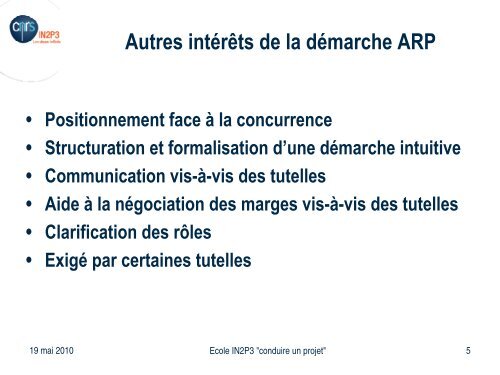 L'analyse des risques projets - IN2P3