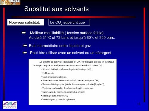 Introduction aux techniques de nettoyage - IN2P3