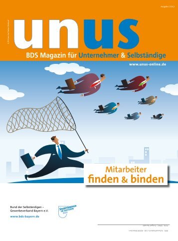 UNUS Ausgabe 01 / 2013 - Bund der Selbständigen (BDS ...