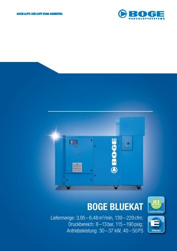 boge bluekat - BOGE KOMPRESSOREN Otto Boge GmbH & Co. KG