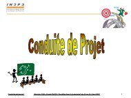 Conduite de projet - IN2P3