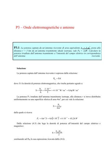 P3 – Onde elettromagnetiche e antenne - Calderini