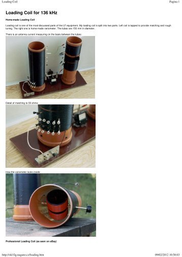 Loading Coil - IN3ECI