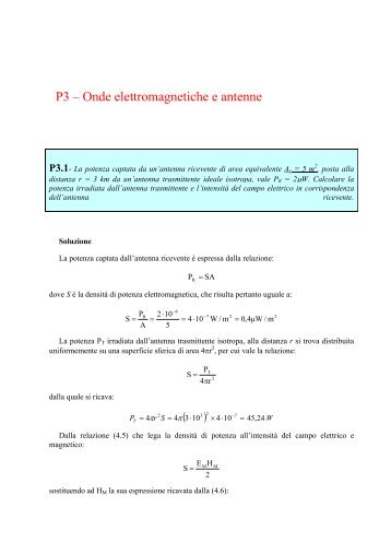 problemi risolti -propagazione ed antenne - IN3ECI