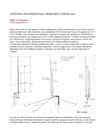 Antenna HF - I6IBE