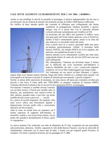 yagi 7el. IK0BDO - IN3ECI
