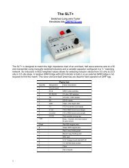 Switched Longwire Tuner Plus Builders manual (rev 4/17/09)