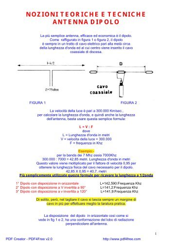 sulle antenne a dipolo - IN3ECI