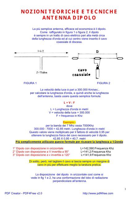 sulle antenne a dipolo - IN3ECI