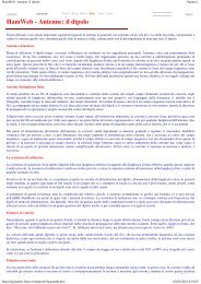 HamWeb - antenne: il dipolo - IN3ECI