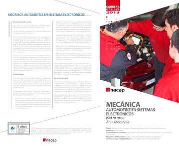 mecÃ¡nica automotriz en sistemas electrÃ³nicos - Inacap