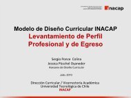 Levantamiento de Perfil Profesional y Egreso - Inacap