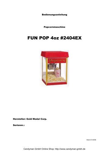 FUN POP 4oz #2404EX - Candyman Gmbh