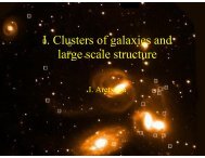 I. Clusters of galaxies an large scale structure I. Clusters of ... - inaoe
