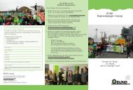 Flyer Regionalgruppe Leipzig - BUND Landesverband Sachsen