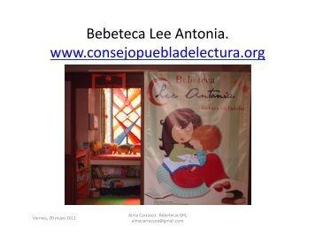 Bebeteca Lee Antonia. www.consejopuebladelectura.org - inaoe